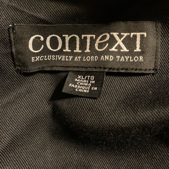 Context Lord & Taylor Embroidered Bomber Jacket Sz. XL - Picture 6 of 8